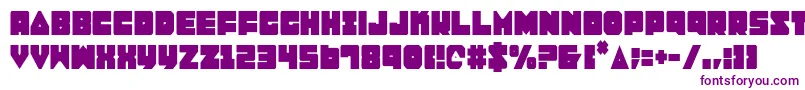 LoboTommyCondensed Font – Purple Fonts on White Background