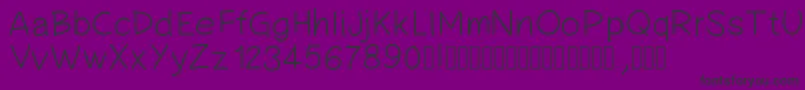 フォントPwsimplehandwriting – 紫の背景に黒い文字