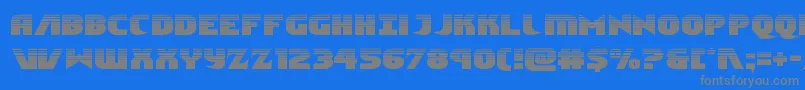 Подробнее о шрифте Ninjagardenhalf Шрифт Ninjagardenhalf – серые шрифты на синем фоне