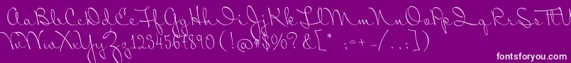 Lisätietoja MrSopkin-fontista MrSopkin-fontti – valkoiset fontit violetilla taustalla