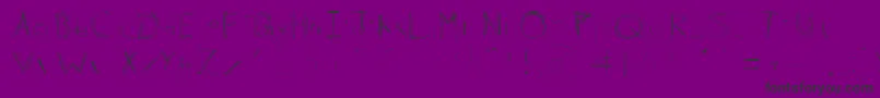 99%Linescratch Font – Black Fonts on Purple Background