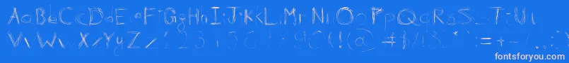 More about 99%Linescratch Font 99%Linescratch Font – Pink Fonts on Blue Background