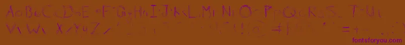 More about 99%Linescratch Font 99%Linescratch Font – Purple Fonts on Brown Background
