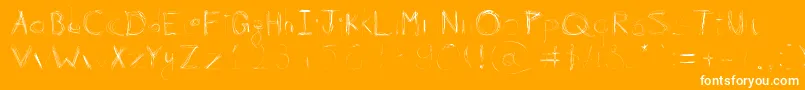 Подробнее о шрифте 99%Linescratch Шрифт 99%Linescratch – белые шрифты на оранжевом фоне