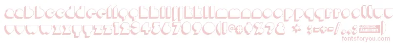 フォントMisirlod1 – ピンクのフォント