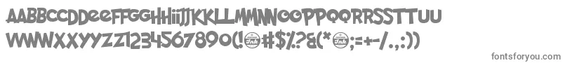 PocketMonk Font – Gray Fonts on White Background