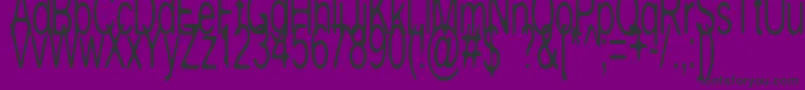 PaleAlePurveyor Font – Black Fonts on Purple Background