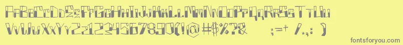 Подробнее о шрифте Boxproject Шрифт Boxproject – серые шрифты на жёлтом фоне