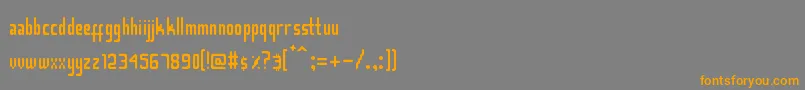 Smasasinema Font – Orange Fonts on Gray Background