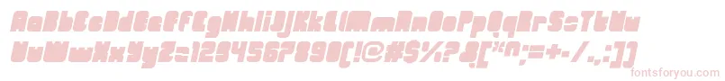 OrangeroyaleCloseditalic Font – Pink Fonts on White Background