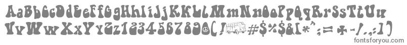 HippieMovement-fontti – harmaat fontit