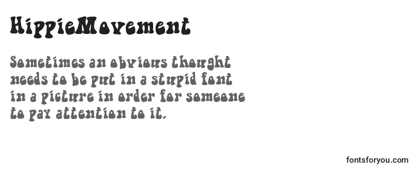 Review of the HippieMovement Font