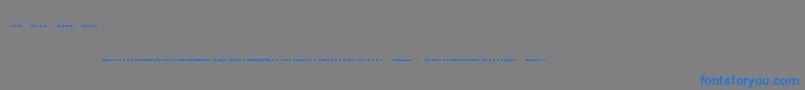 Шрифт Morsecode – синие шрифты на сером фоне
