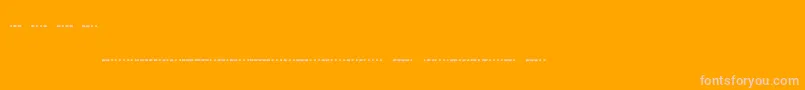 フォントMorsecode – オレンジの背景にピンクのフォント