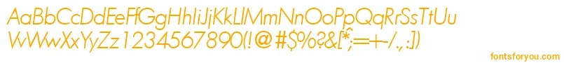 Więcej informacji o czcionce FunctiontwolightRegularitalic Czcionka FunctiontwolightRegularitalic – pomarańczowe czcionki na białym tle