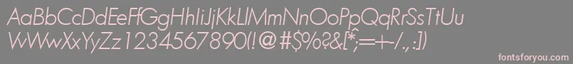 More about FunctiontwolightRegularitalic Font FunctiontwolightRegularitalic Font – Pink Fonts on Gray Background