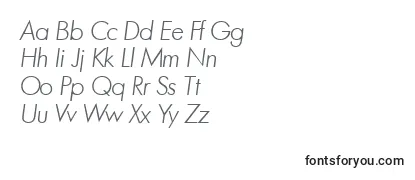Review of the FunctiontwolightRegularitalic Font