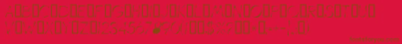 More about Illusion Font Illusion Font – Brown Fonts on Red Background