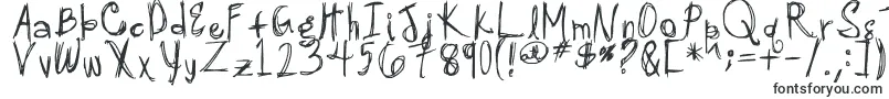 Luhyouone-Schriftart – Junk-Schriftarten