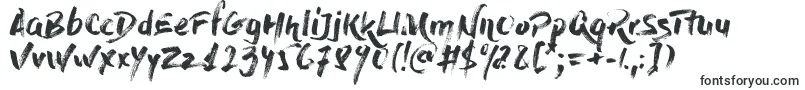 DryBrush-Schriftart – Schriftarten, die mit D beginnen