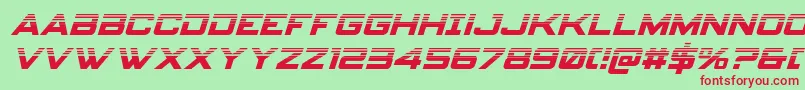 Spyagencyv3halfital Font – Red Fonts on Green Background