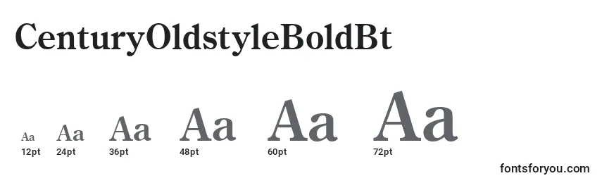 CenturyOldstyleBoldBt Font Sizes