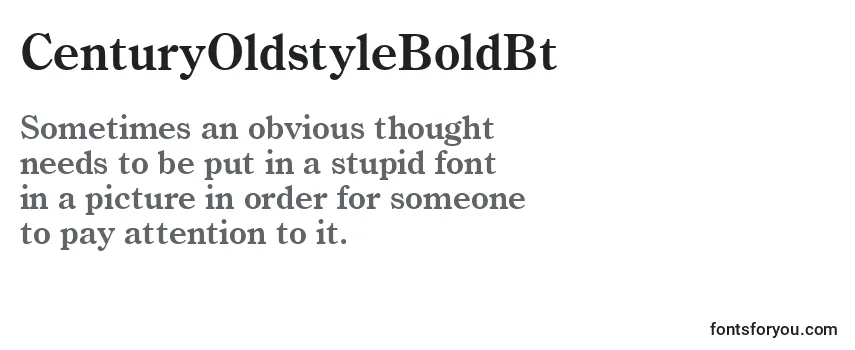 CenturyOldstyleBoldBt Font