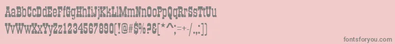 OsborneRegular Font – Gray Fonts on Pink Background