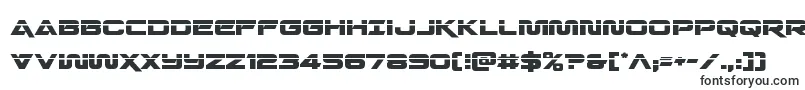 Шрифт Quarkstormlaser – прямые шрифты