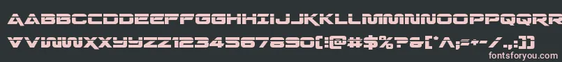 Quarkstormlaser Font – Pink Fonts on Black Background