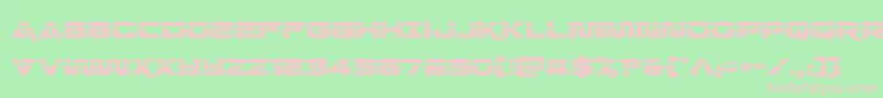 Quarkstormlaser Font – Pink Fonts on Green Background