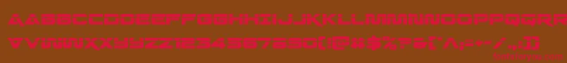 Quarkstormlaser Font – Red Fonts on Brown Background