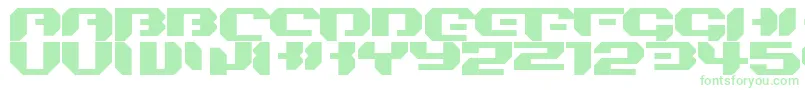 Bionickidsimple-Schriftart – Grüne Schriften auf weißem Hintergrund