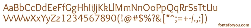 More about OverlockRegular Font OverlockRegular Font – Brown Fonts on White Background