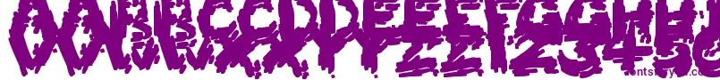 BurntFirewood-fontti – violetit fontit