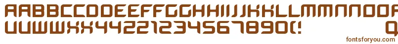 Bloodwax Font – Brown Fonts on White Background