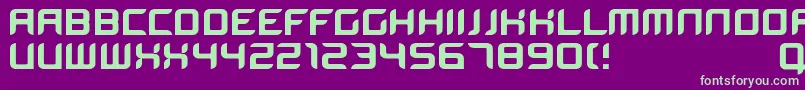 More about Bloodwax Font Bloodwax Font – Green Fonts on Purple Background