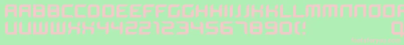 Шрифт Bloodwax – розовые шрифты на зелёном фоне