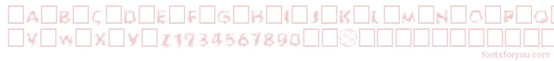Ghoulofill Font – Pink Fonts