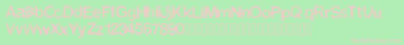 Подробнее о шрифте Stroke Шрифт Stroke – розовые шрифты на зелёном фоне