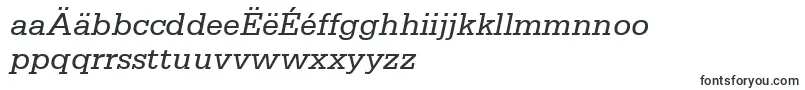 Czcionka SerifaLt56Italic – macedońskie czcionki