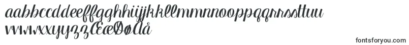 Шрифт Kgmanhattanscript – норвежские шрифты