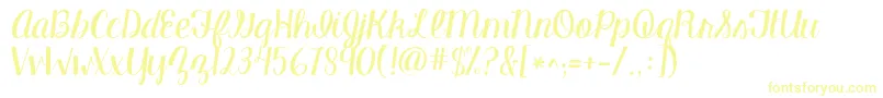 Kgmanhattanscript Font – Yellow Fonts