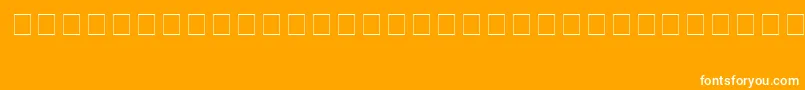 Volkswagen-Schriftart – Weiße Schriften auf orangefarbenem Hintergrund