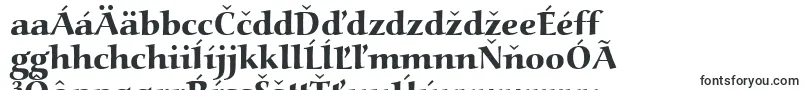 Aucoinextbol-fontti – slovakian fontit