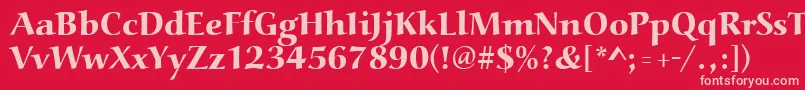 Lisätietoja Aucoinextbol-fontista Aucoinextbol-fontti – vaaleanpunaiset fontit punaisella taustalla