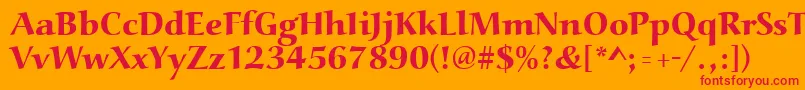 Подробнее о шрифте Aucoinextbol Шрифт Aucoinextbol – красные шрифты на оранжевом фоне