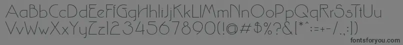 Srinova Font – Black Fonts on Gray Background