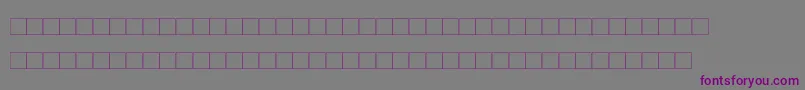 DekobrettMedium Font – Purple Fonts on Gray Background
