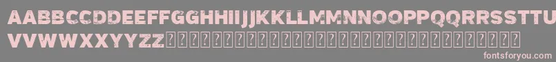 VtksMadalena Font – Pink Fonts on Gray Background